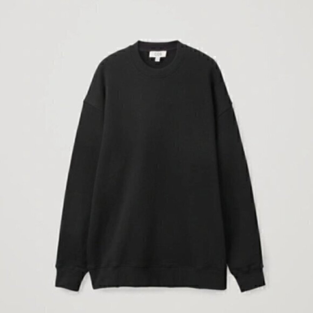 COS Oversized Black Sweatshirt